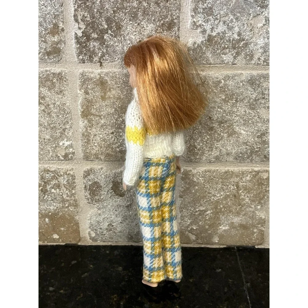 1963 Vintage Barbie's Sister‎ SKIPPER Doll RED Hair Japan foot stamp